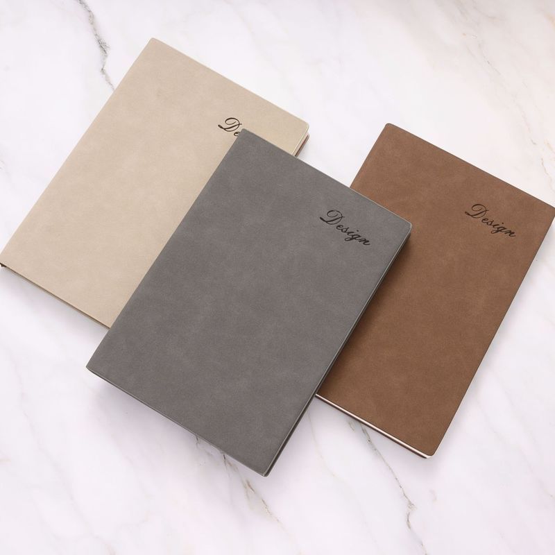 Embossed Travelers Pu Leather Bound Cover Notebook A5 Genuine Custom Soft Pu Leather Notebook