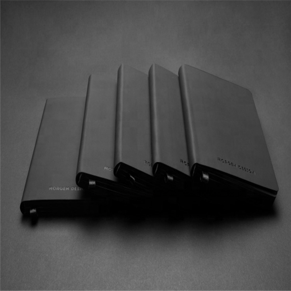 Promotional Gifts Stationary PU Planner Journal Notebooks Business A4 A5 Leather Custom Logo Printed Debossed Soft Black Diary