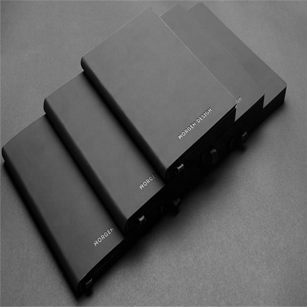 Promotional Gifts Stationary PU Planner Journal Notebooks Business A4 A5 Leather Custom Logo Printed Debossed Soft Black Diary