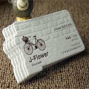 Custom 600gsm Die Cutting Cotton Letterpress Handmade Paper Business Cards