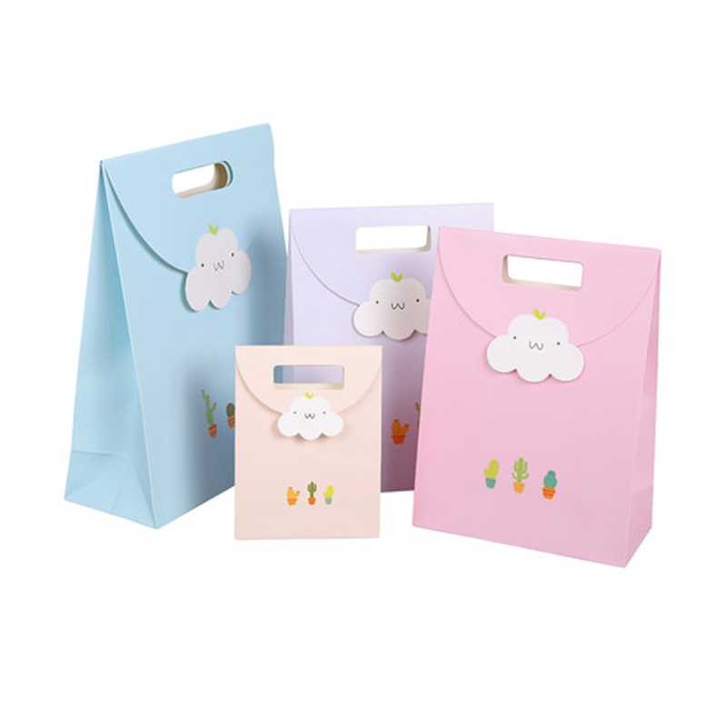 Suppliers Premium Quality Animal Kids Goodie Bags for Birthday Party Colorful Candy Treat Kraft Paper Bags