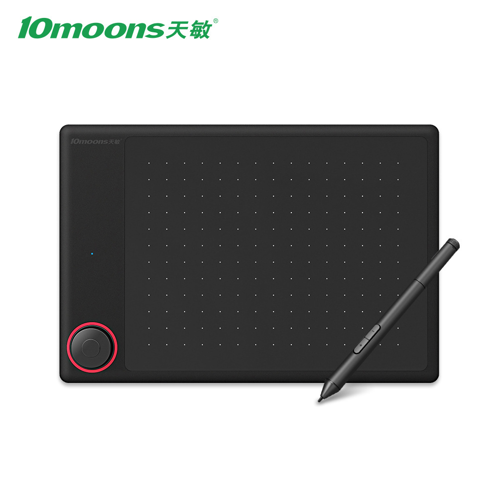 10moons G30 Calligraphy Graphics Drawing Pen Graphic Tablet With Roller Key graphic draw tablet