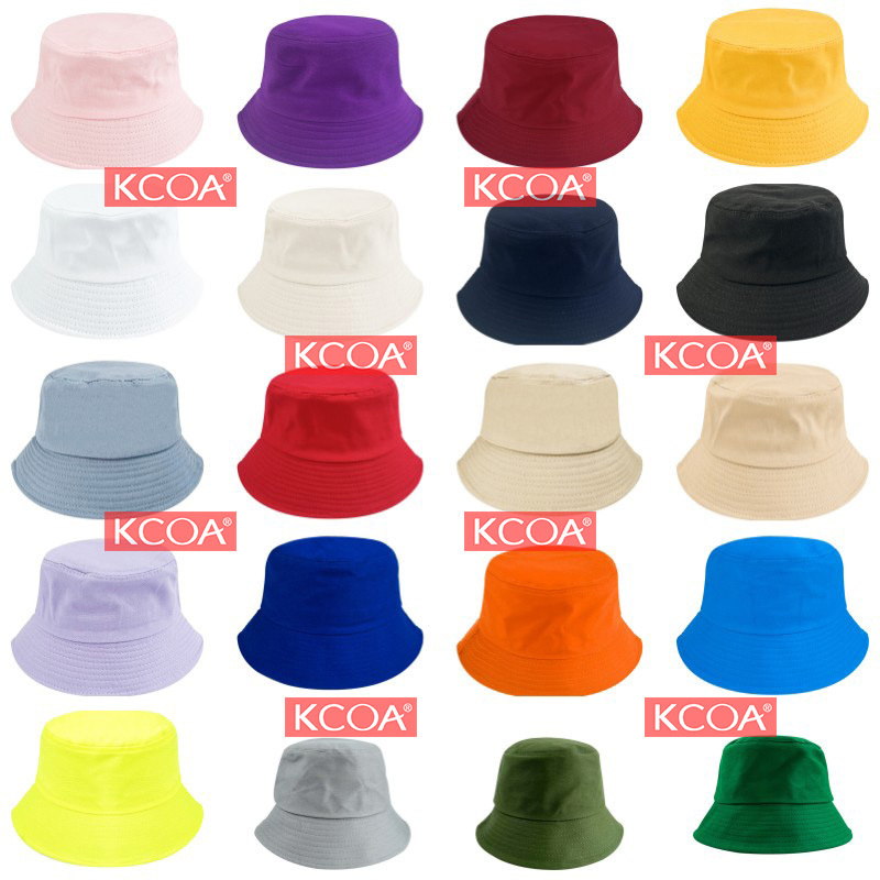 Custom embroidery logo multi color unisex fishing cap fisherman bucket hat