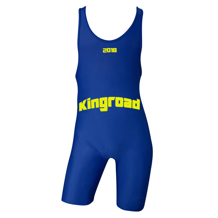 Latest design wholesale adult best design  workout clothing custom sublimated wrestling singlets