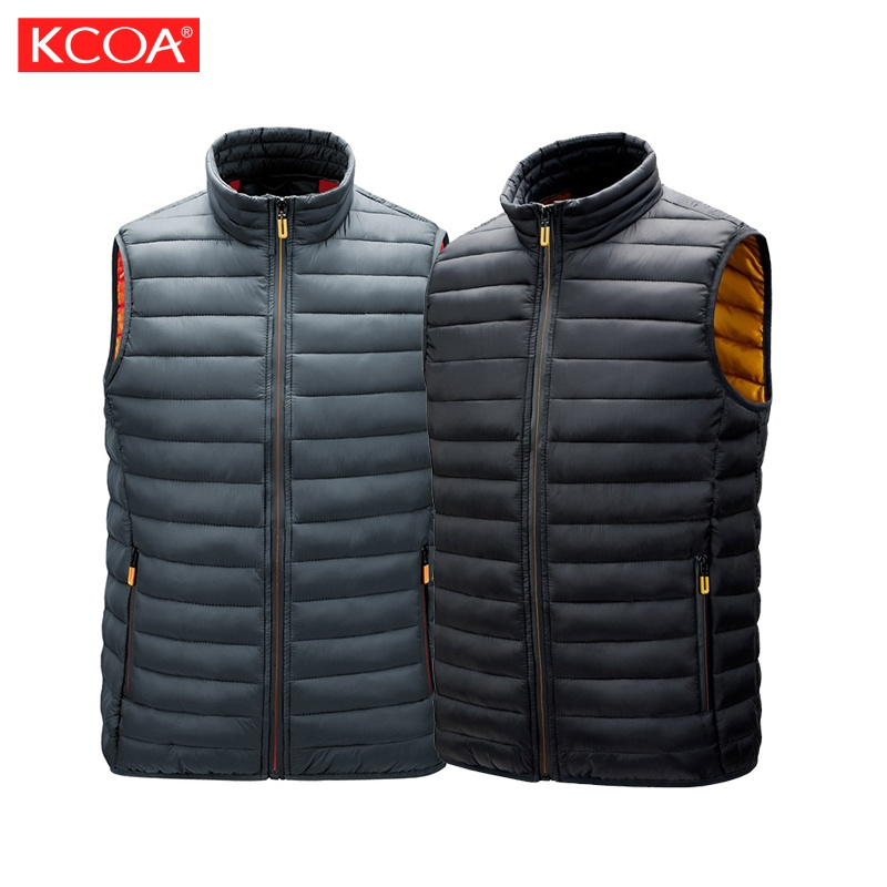 Wholesale Warm Windproof Sleeveless Vest Down Jackets High Quality Men's Puffer Vest