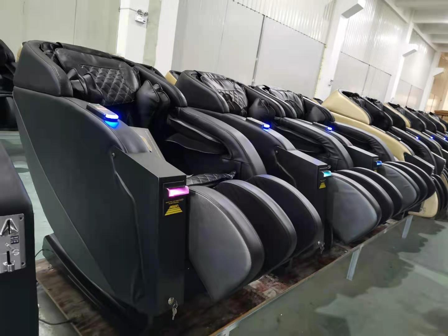 New Product Factory Supplier Massage 4d Chairs coin Vending Massage Chair With Head Massage