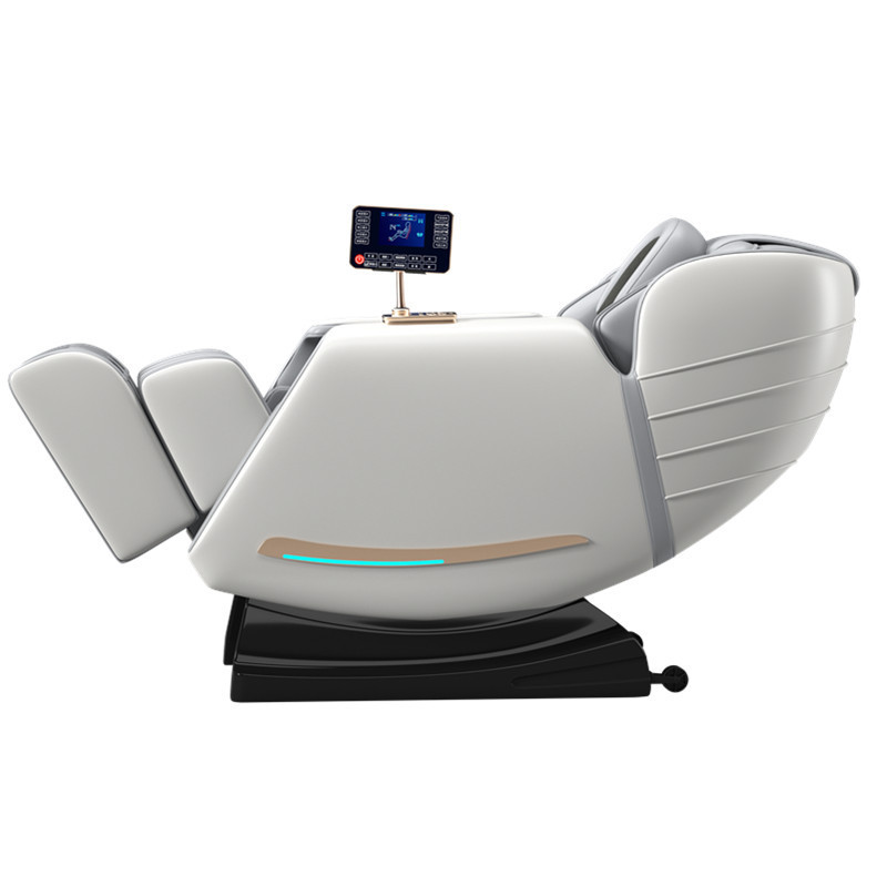 4 Motor Podiatry Chair Facial Massage Dental Purpose Bed - Pu -White Aesthetic Reclining Chair