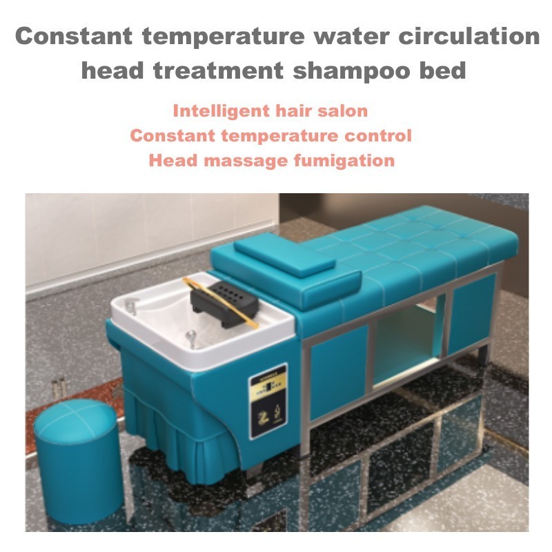 Module Thai T4 Spa Pedicure Chairs Bed Ceramic Bowl Sink Hair Salon Washing Backwash Shampoo Unit Chair With 100 Safety