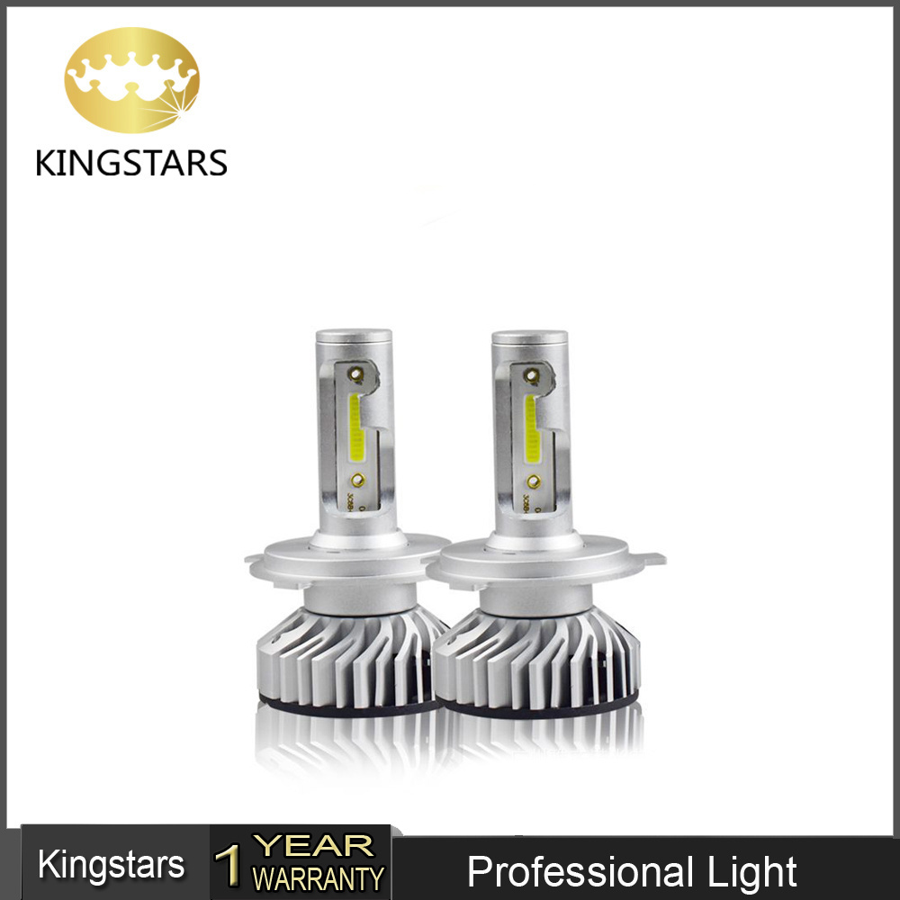 kingstars led headlight 72W 8000lm F2 c6 s2 c1 f5 f6 car head lamp h4 h7 9005 h11 h10 h8 h13 led car light