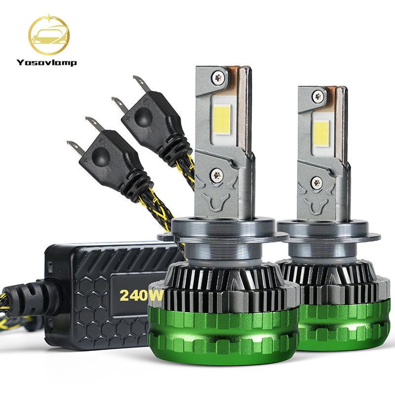 Yosovlamp new H4 H13 highest power bulb X12 X20 120W 200W 240W fan 6000k led headlight 9007 9004 30000LM h4 led headlight 100w