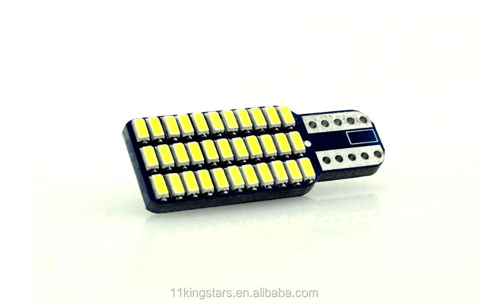 High-end light for European American market T10 3014 33SMD canbus led w5w t10 194 3014 33led t10 canbus led t10 led bulb