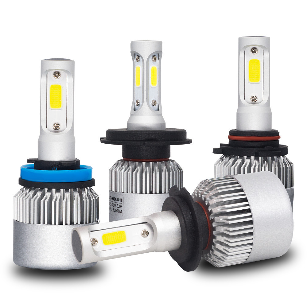 Yosovlamp Lower price high quality s2 cob 18w 24w headlamp bulb C6 H4 9003 HB2 car led headlight 6000k 6000lm 40w bulb lamp 9003