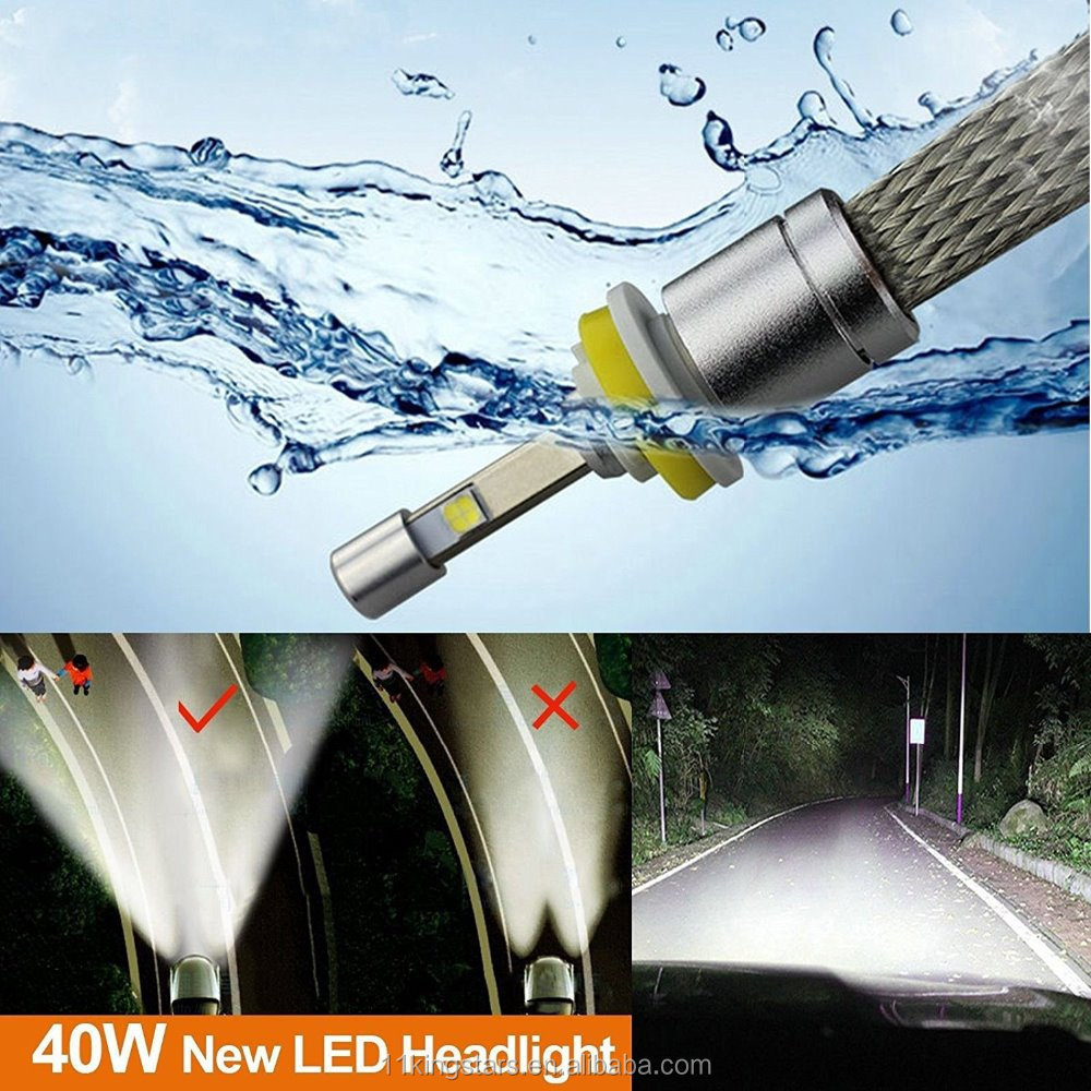 Yosovlamp hot sell 9-36V CR XHP-50 H7 r3 led headlight H7 h11 9005 9005 led headlight kit 80W 9600LM led headlight r3