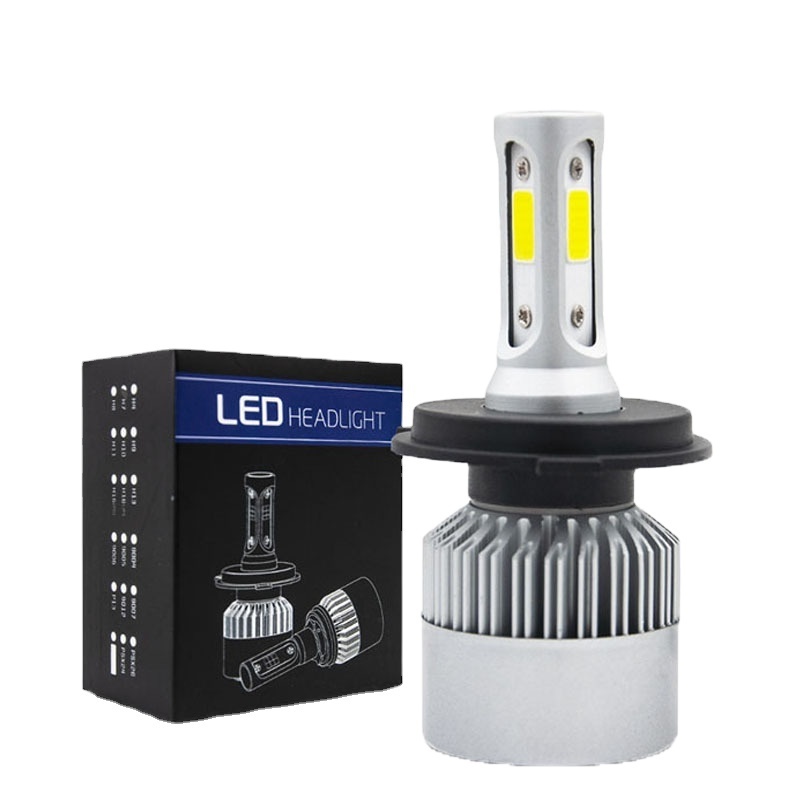 Yosovlamp Lower price high quality s2 cob 18w 24w headlamp bulb C6 H4 9003 HB2 car led headlight 6000k 6000lm 40w bulb lamp 9003