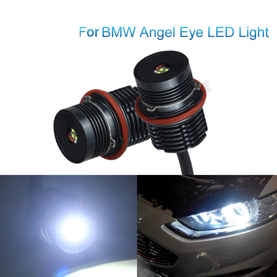 KINGSTARS LED Angel Eyes Marker Lights Bulbs For B.M.W E39 E90 E60 E92 Angel Eyes 40W 60W 80W auto Angel Eye Led Marker Lights