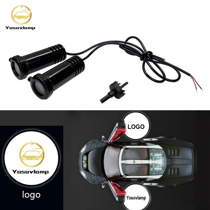 Yosovlamp 2th 4th 5th Car LED Door Courtesy Logo Light Ghost Shadow Laser Projector LED Welcome logo Light 2th Generation