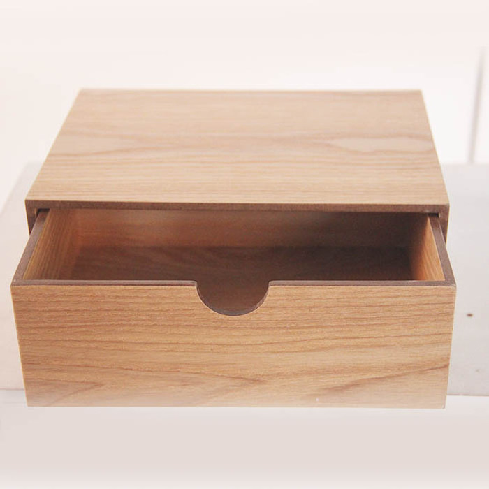 Reliable quality single mini drawer wooden box for storage