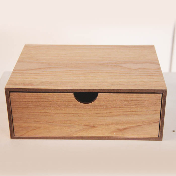 Reliable quality single mini drawer wooden box for storage