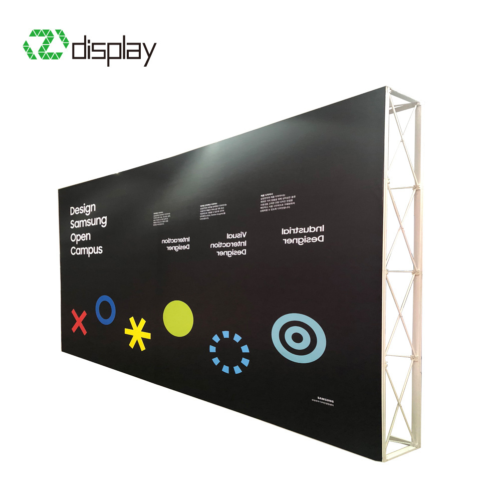 10' Straight SEG Expo Pop Up Modular Backdrop Fabric Favoshow Display Banner Stands Trade Show Exhibit Booth