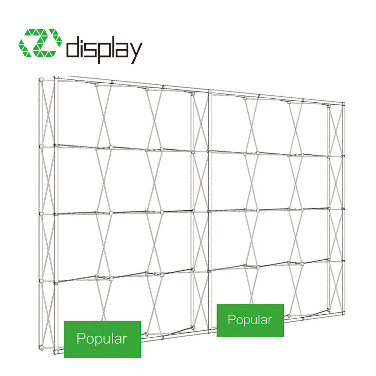 10' Straight SEG Expo Pop Up Modular Backdrop Fabric Favoshow Display Banner Stands Trade Show Exhibit Booth