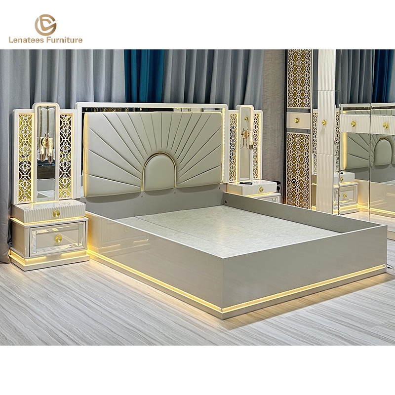 Hot Sale Bedroom Set Modern King Size Bed Bedroom Sets Furniture 1.8m Designer Bed Comfort Set