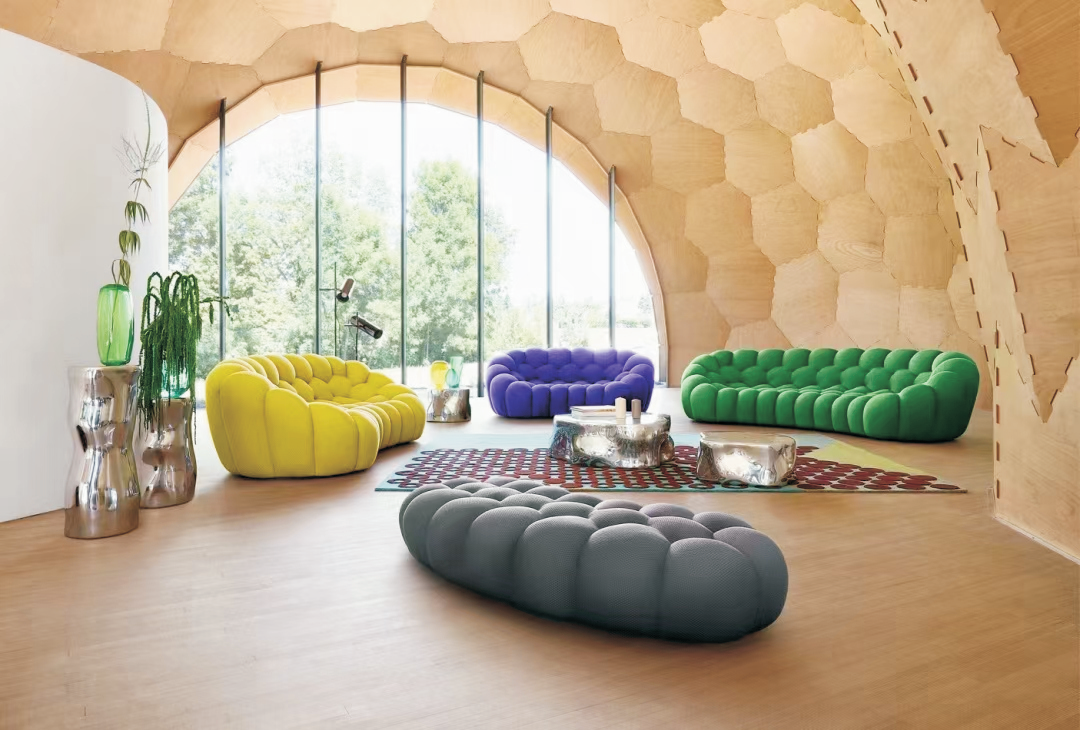 Creative Honeycomb Bubble Mesh Fabric Sofa Living Room Fully Packed Soft Bag Lazy Holiday Leisure Sofa