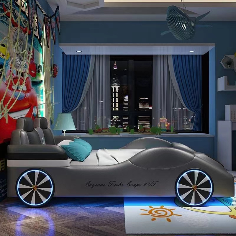 Wholesale Factory Direct Sales of New Children's Car Bed Multi-Size Optional Cost-Effective Boys and Girls Bed