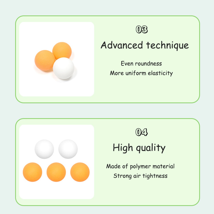 Cheapest Outdoor 3 Star Abs New Materials Durable Match Training Pingpong Balls And Table Tennis Ball Set