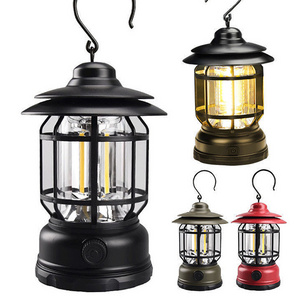 Rechargeable Usb Led Camping Lantern Lamp Outdoor Portable Led Camp Lights Multifunctional Solar Camping Lights