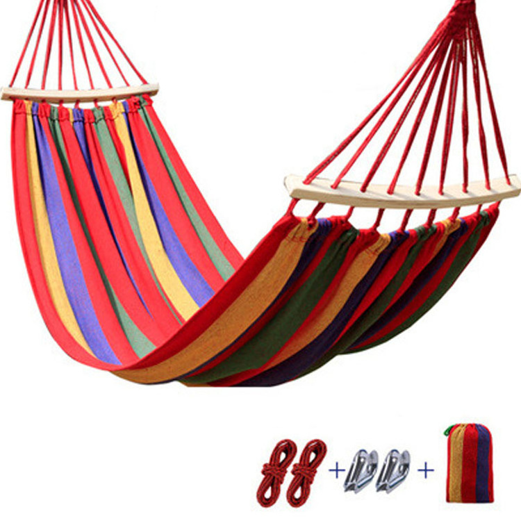 Wholesale Custom Color Portable Ultralight Picnic Polyester Durable Outdoor Beach Swing Bed Survival Furniture Hammock/