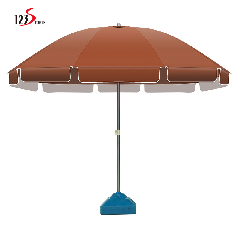 Manufacturer Wholesale Promotion Portable 2m Hand Painted Rainbow Colorful Extra Large Beach Umbrella Parasol And Chair/