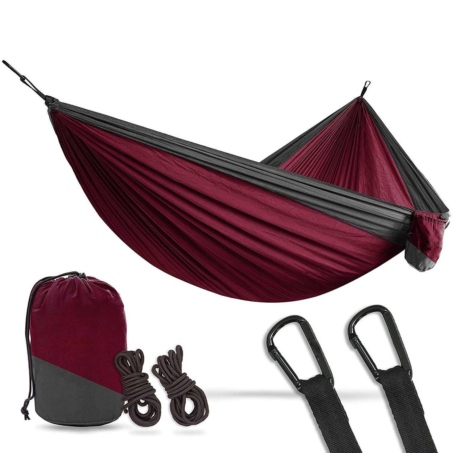 High Quality Hammock Swings Double Parachute Portable Hammock With Hammock Straps For Camping And Hiking