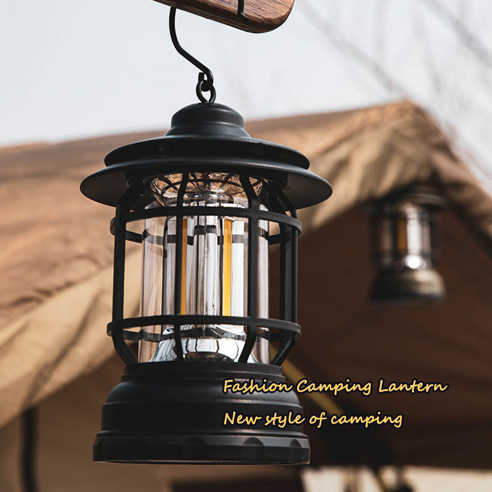 Camping Outdoor Lantern Retro Campsite Light Portable Led Emergency Lamp Camping Lighting