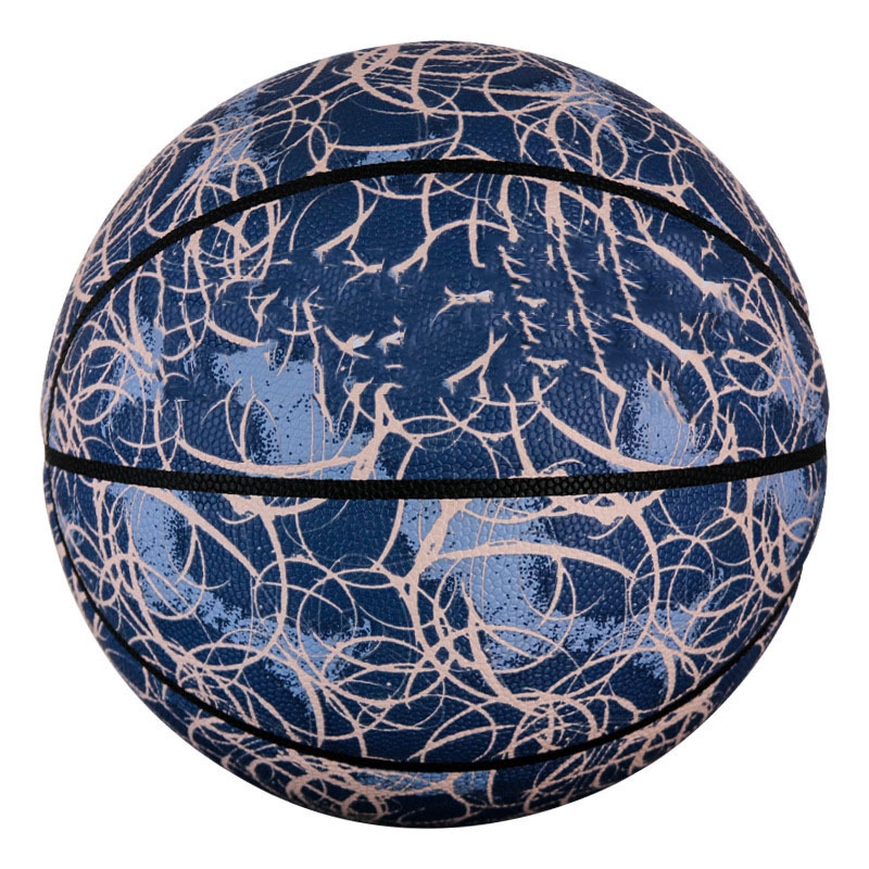 Hot Selling Wholesale New Design Sport Mini Size 3/5/7 Basketball Custom Full Paintings Printed Pu Basketball