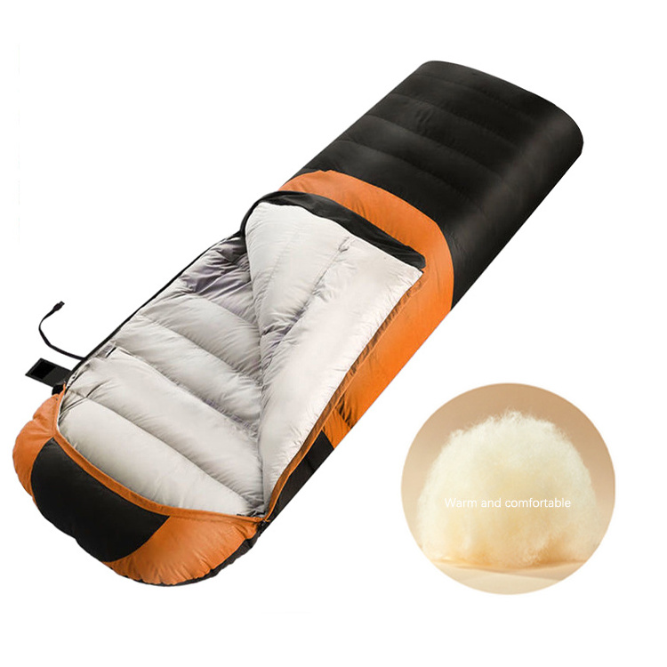 Wholesale Keep Warm In Cold Winter 1.8kg Waterproof Camping Hike Sleeping Bag for 1.8 m Height