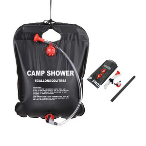 Upgrade Portable Camping Shower 5 Gallons Heating Pipe Bag Solar Water Heater Outdoor Other Camping Gear Shower Bag