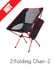 Heavy duty Outdoor Camping Backpacking moon Compact Portable Folding Chairs with Side Pockets Packable Lightweight chair