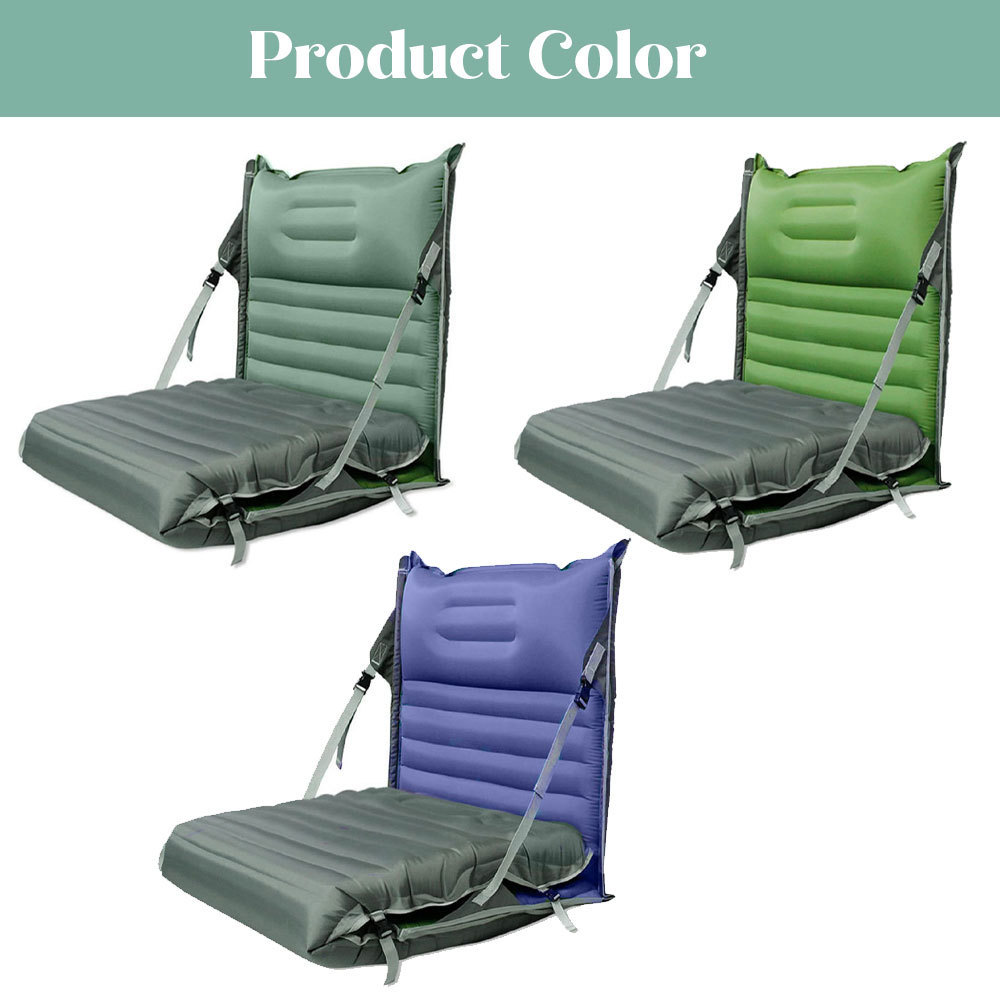 Portable Extended Version Inflatable Folding Chair Sleeping Mat Inflatable Beach Chair