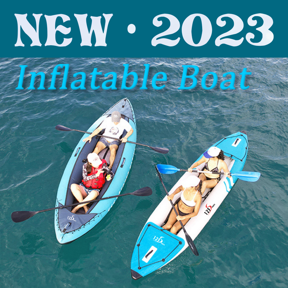 2023 Hot Seller 3.8Mx95Cm 2 Person Outdoor Lake River Sport Fishing Rib Inflatable Boats From China Canoe Kayak Speed Raft Kaya