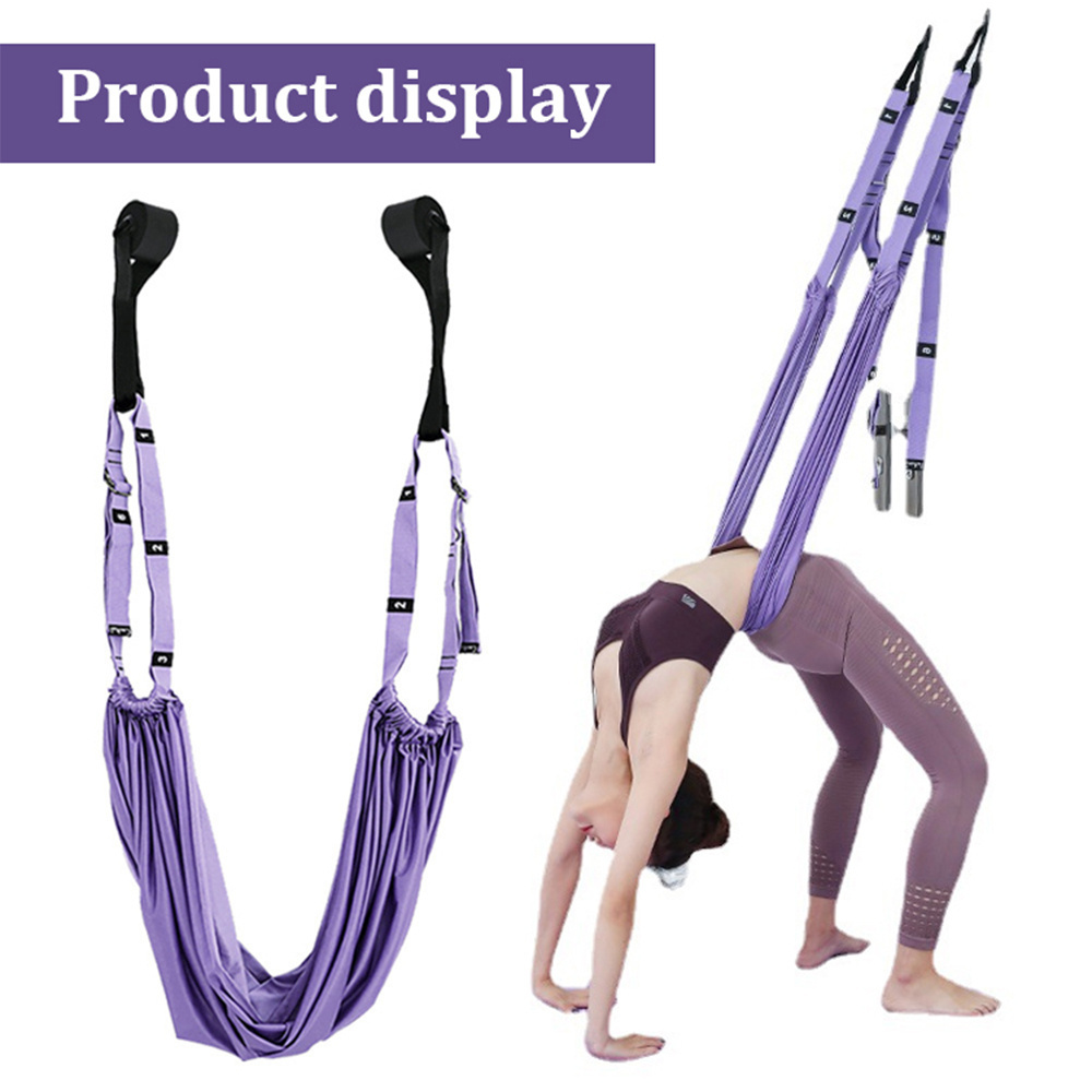 Upgrade Customizable Logo Lower Waist Handstand Soft Openingtie Bar Cross Fork Vertical Fork Yoga Hammocks