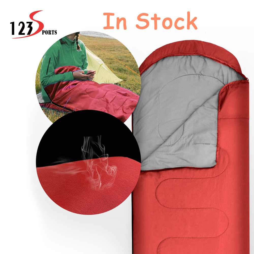 New arrivals Camping Sleeping Bag Winter -20 -40 1300g Red Green Blue Emergency Space Blanket Survival Gear In Stock