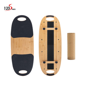 Adults Super Capacitor Balancing Protection Board Wood Cork Roller Balance Board For Standing Desk