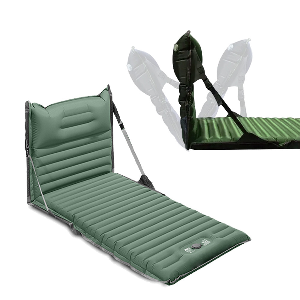 Portable Extended Version Inflatable Folding Chair Sleeping Mat Inflatable Beach Chair