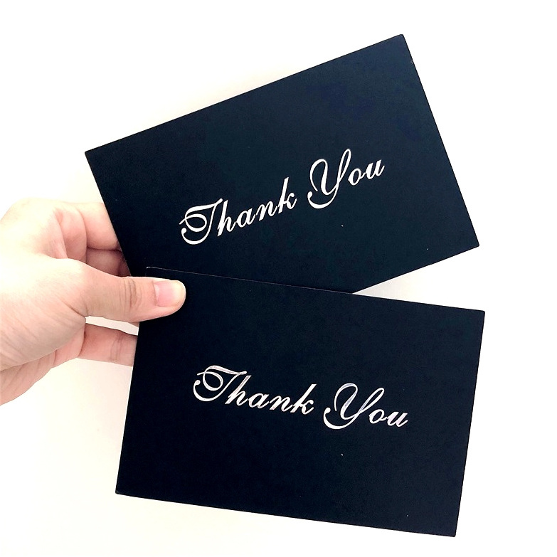 Cheap Custom Thank You Card For Businesses Greeting Card With Logo Thank You Card Printing