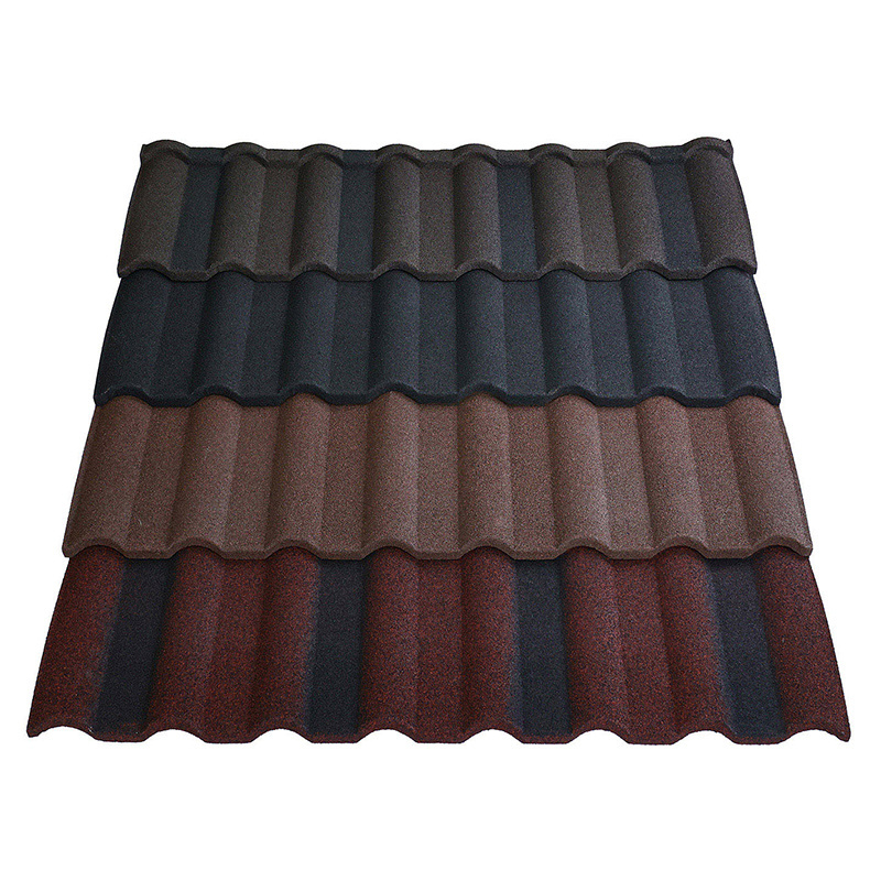 Building material aluminum zinc steel plate roofing sheet lightweight stone coated metal shingle roof tiles with eco-friendly