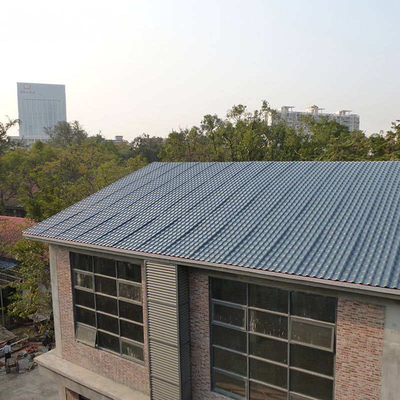 Heat Resisted PVC roofing rolls plastic UPVC roof tile for construction