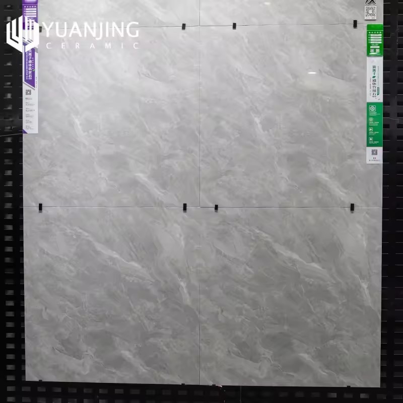 China Tiles Supplier 800x800mm Grey Whole-Body Marble Floor Porcelain Ceramic Tiles Flooring Design Non Slip Bedroom Floor Tiles