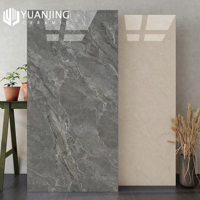 Foshan Marble Slab Grey Beige 750x1500mm Interior Decoration Modern Indoor Full Body Tiles Porcelain Floor Tile More Than 5 Year