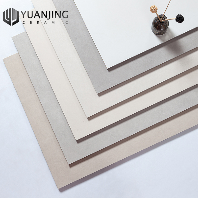 600x1200mm Soft Light Luxury Micro-cement Porcelain Slab Home Decoration Ceramic Glazed Balcony Wall Bricks Bathroom Floor Tiles