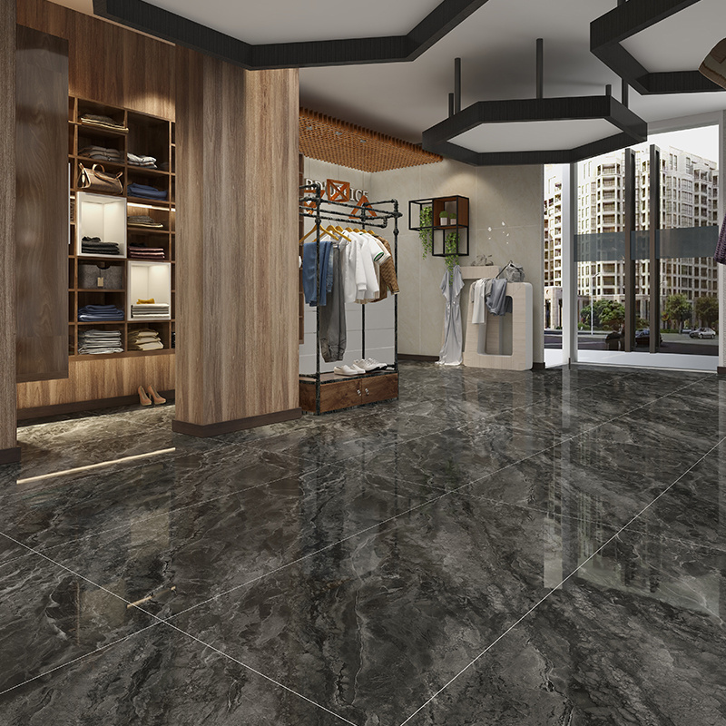 Black And White Tile Flooring Foshan Beautiful 750X1500mm Ceramics Porcelain Marble Tiles For Floor And Wall